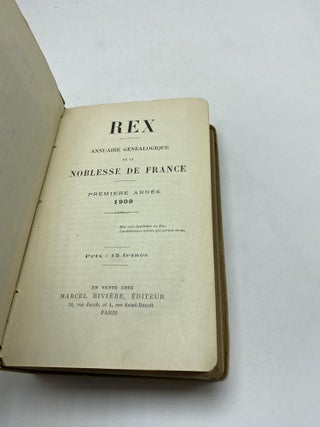 Rex: Genealogical Directory of the Nobility of France
