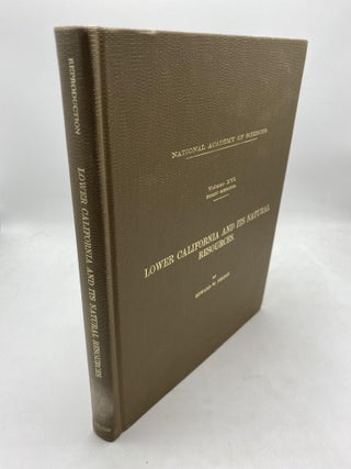 Item #10116 Lower California and Its Natural Resources: National Academy Of Sciences, Volume XVI,...