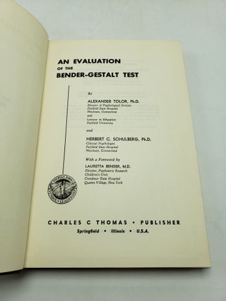 An Evaluation of the Bender-Gestalt Test