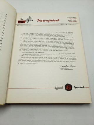Thoroughbred: Annual Yearbook 1958