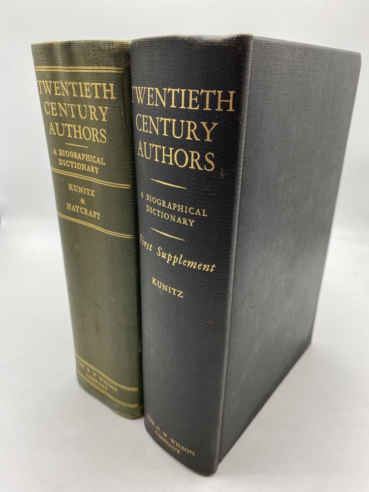 Item #10360 Twentieth Century Authors & First Supplement (2 Volumes). Stanley J. Kunitz, Howard Haycraft.