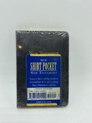 Item #10373 Niv Shirt Pocket New Testament. Zondervan
