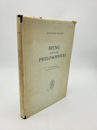 Item #10596 Being and Some Philosophers. Etienne Gilson