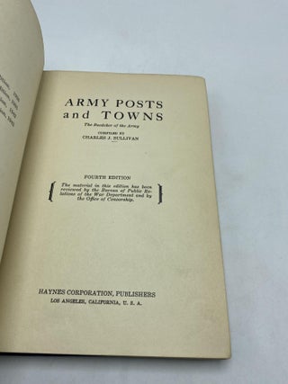 Army Posts And Towns: The Baedeker of the Army