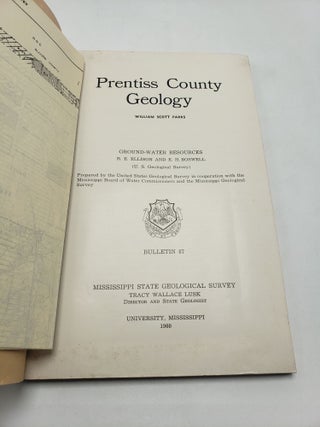 Prentiss County Geology: Ground Water Resources (Mississippi Geological Bulletin 87)