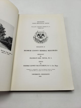 Monroe County Mineral Resources (Mississippi Geological Bulletin 57)
