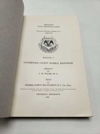 Lauderdale County Mineral Resources (Mississippi Geological Bulletin 41)