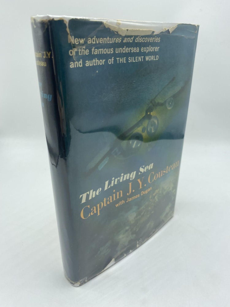 Item #11084 The Living Sea. James Dugan Jacques-Yves Cousteau.