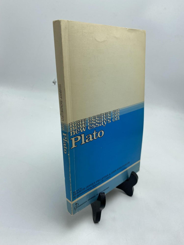 Item #11105 New Essays On Plato. Francis Jeffrey Pelletier, John King-Farlow.