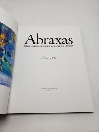 Abraxas: International Journal of Esoteric Studies (Volume 6)
