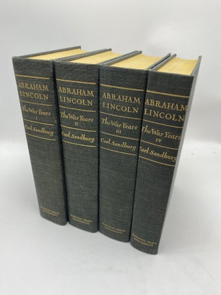 Item #11714 Abraham Lincoln: The War Years (4 Volume Set). Carl Sandburg