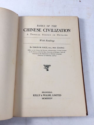 Basics of the Chinese Civilization