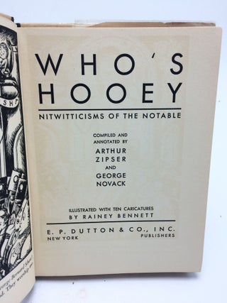 Who's Hooey: Nitwitticisms of the Notable