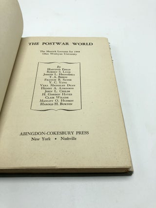 The Postwar World: The Merrick Lectures for 1944