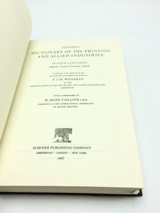 Dictionary of the Printing & Allied Industries