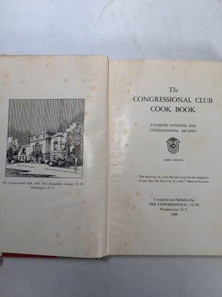 The Congressional Club Cook Book