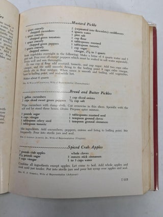 The Congressional Club Cook Book