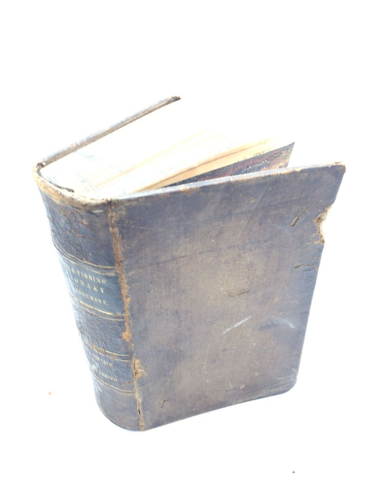 Item #4182 A New And Complete French And English Dictionary. Prof. Tibbins Prof. Fleming.