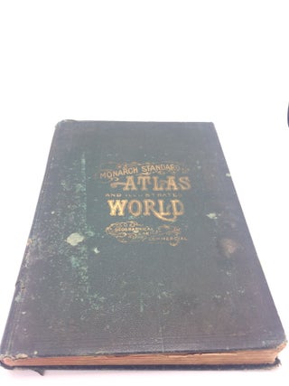 Item #4672 Monarch Standard Atlas And Illustrated World. J. Martin Miller
