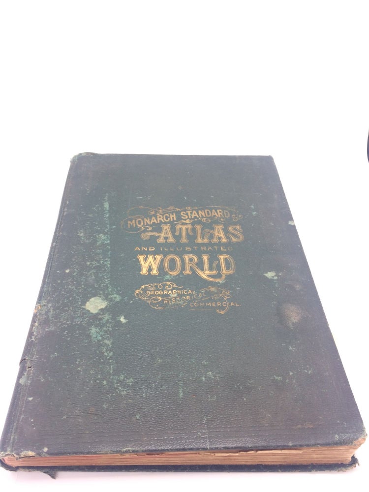 Item #4672 Monarch Standard Atlas And Illustrated World. J. Martin Miller.