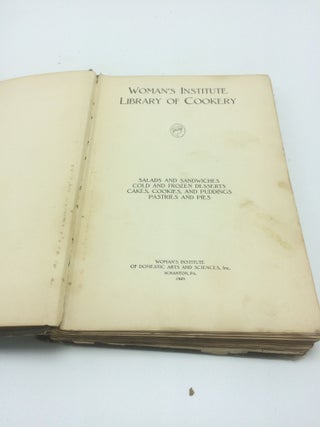 Women's Institute Library Of Cookery (5 Volumes)