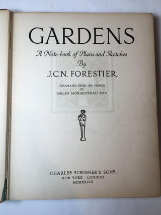 Gardens : A Notebook Of Plans And Sketches