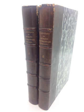 Item #5179 Romanzi e Romanzieri Italiani, Volumes 1 and 2. Giuseppe Spencer Kennard, Joseph