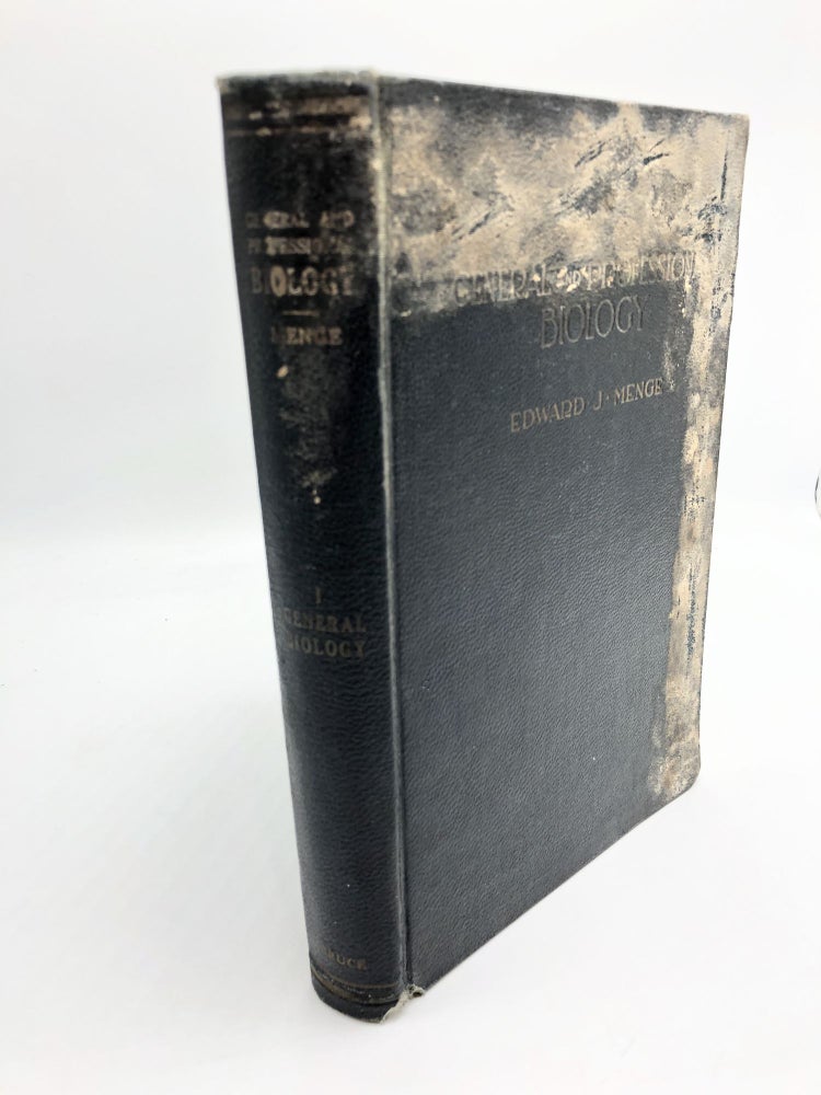 Item #5412 General and Professional Biology Volume I. Edward Menge.