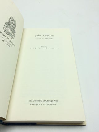 John Dryden Four Tragedies/ Four Comedies (2 Volumes)