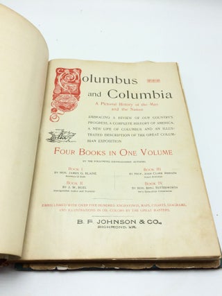 Columbus and Columbia: A Pictorial History of the Man and the Nation (SALESMAN'S DUMMY)