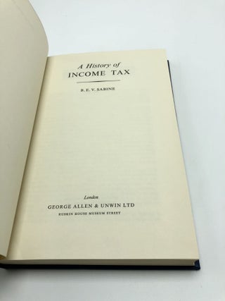 A History of Income Tax