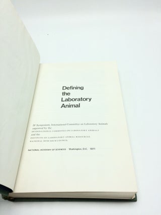 Defining the Laboratory Animal