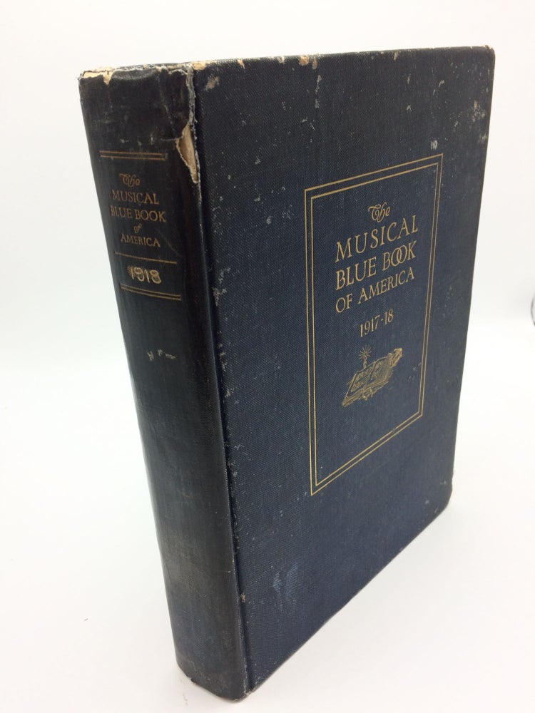 Item #5867 The Musical Blue Book of America ,1918, War and Patriotic Edition. Emma L. Trapper.