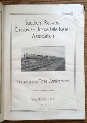 Southern Railway Employees Immediate Relief Association: Souvenir of our Third Anniversary