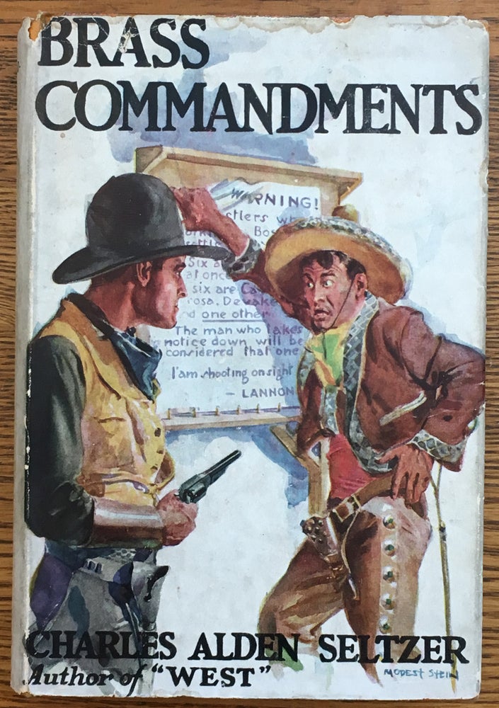 Item #6324 Brass Commandments. Charles Alden Seltzer.