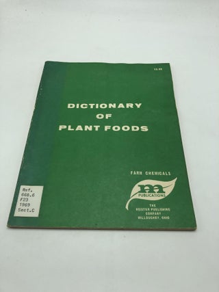 Dictionary of Plant Foods