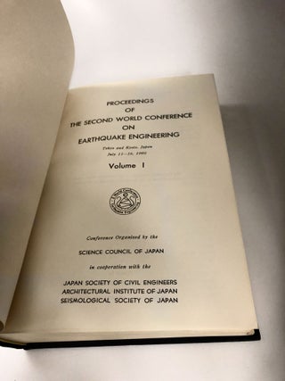 Proceedings of the Second World Conference on Earthquake Engineering: Tokyo and Kyoto, Japan, July 11-18, 1960 (3 Volume Set)