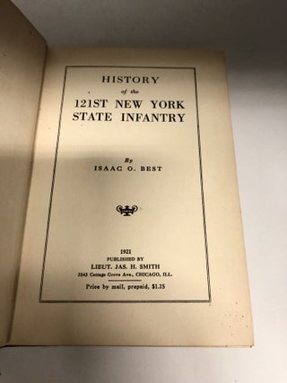 History Of The 121st New York State Infantry
