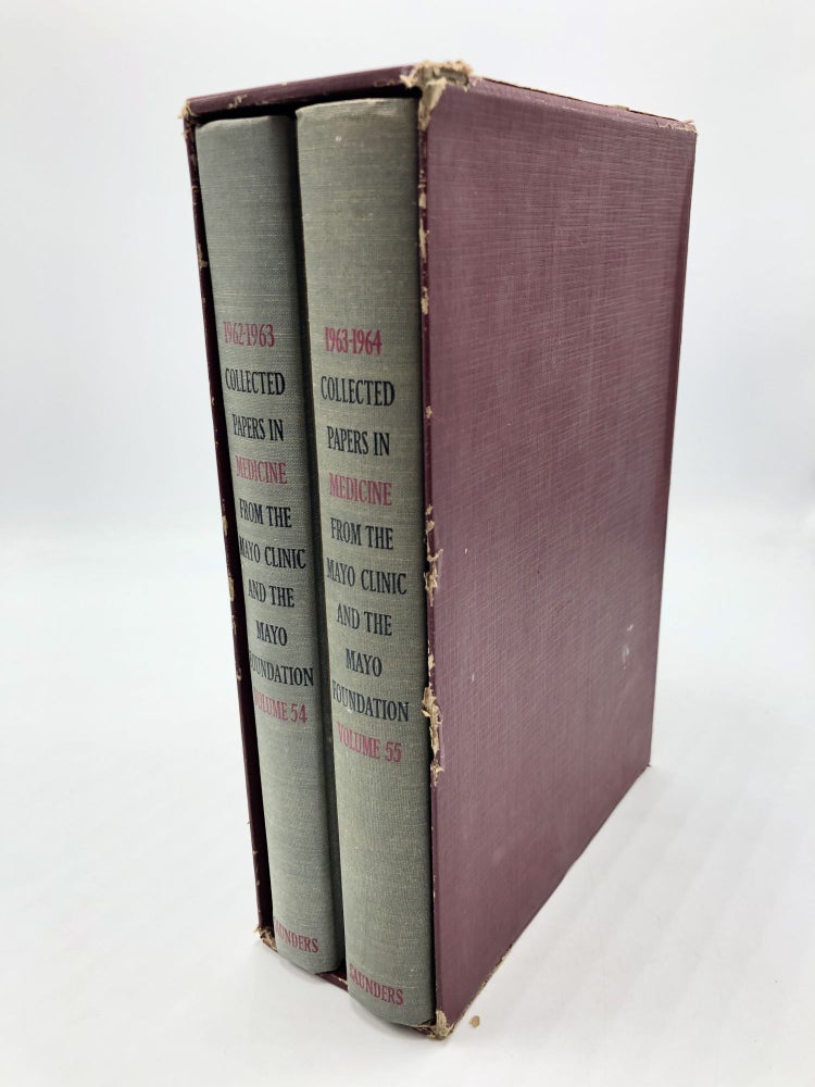 Item #7346 1962 - 1963 Collected Papers In Medicine From The Mayo Clinic And The Mayo Foundation, Volume 54, 1963-1964 Collected Papers In Medicine From The Mayo Clinic And The Mayo Foundation, Volume 55 (2 Volumes)