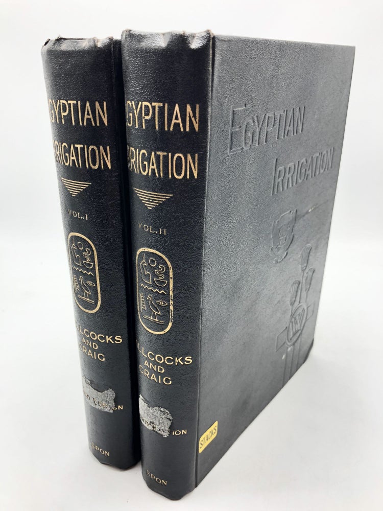 Item #7403 Egyptian Irrigation (2 Volumes). J. I. Craig W. Willcocks.