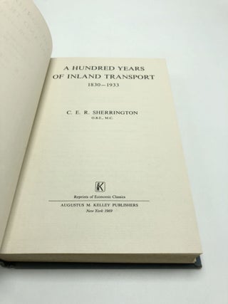 A Hundred Years of Inland Transport 1830-1933