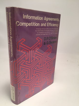 Item #7887 Information Agreements, Competition, and Efficiency. D. Swann D P. O'Brien