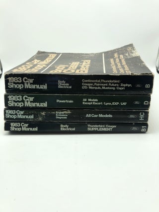 1983 Car Shop Manual (4 Volumes)