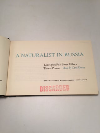 A Naturalist In Russia
