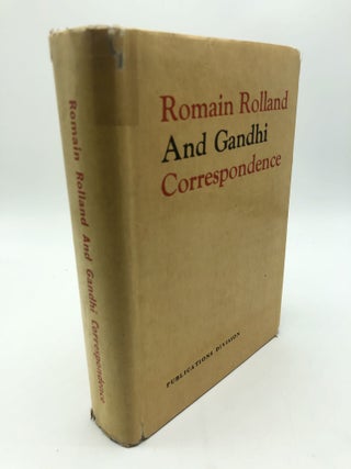 Item #8451 Romain Rolland and Gandhi Correspondence: Letters, diary extracts, articles, etc....