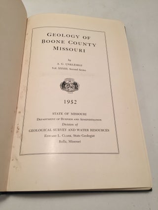 Geology of Boone County Missouri