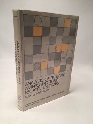 Item #8630 Methods of Biochemical Analysis: Analysis of Biogenic Amines and Their Related Enzymes...