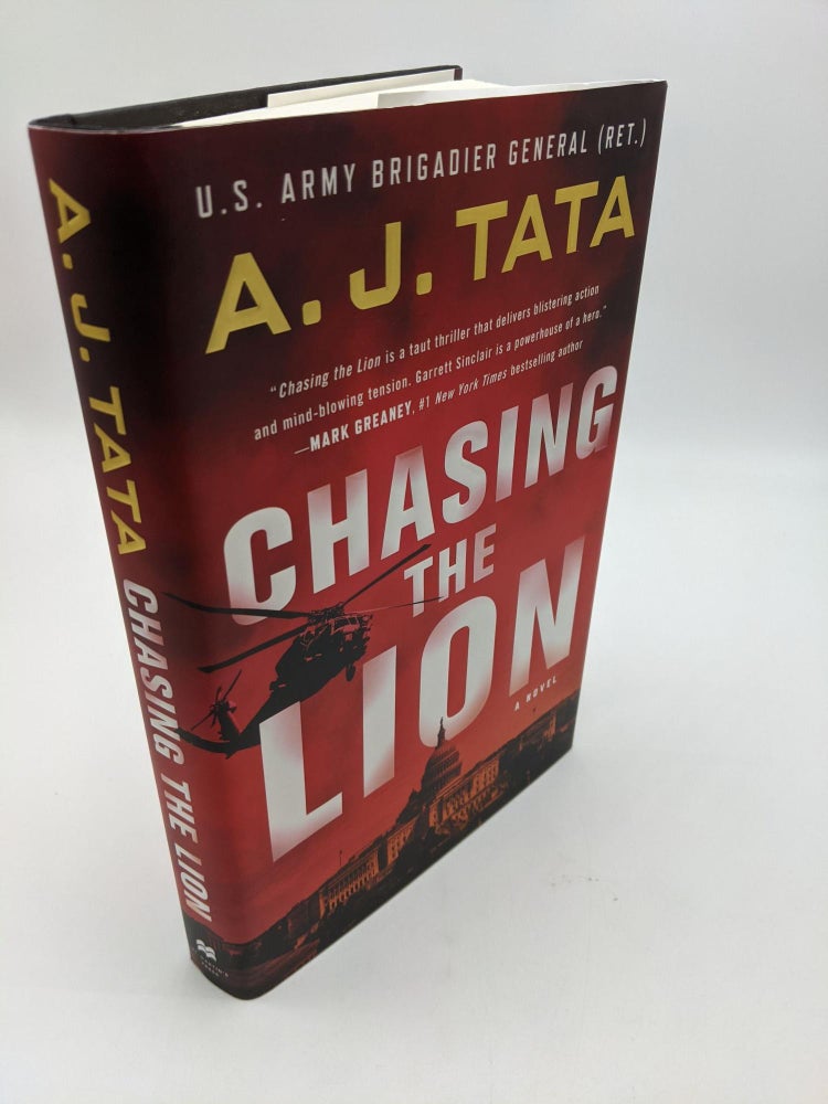 Item #8726 Chasing The Lion. A. J. Tata.