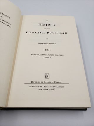 A History Of The English Poor Law (Volume 2)
