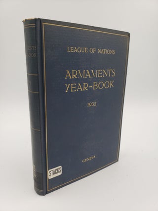 Item #8902 Armaments Year-Book 1932. League of Nations